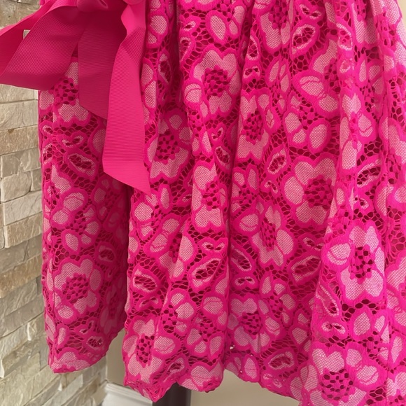 Bright Pink eyelet dress - Picture 5 of 9